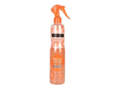 Morfose 2 Phase Conditioner Spray 400ml bottle for dry and damaged hair care.