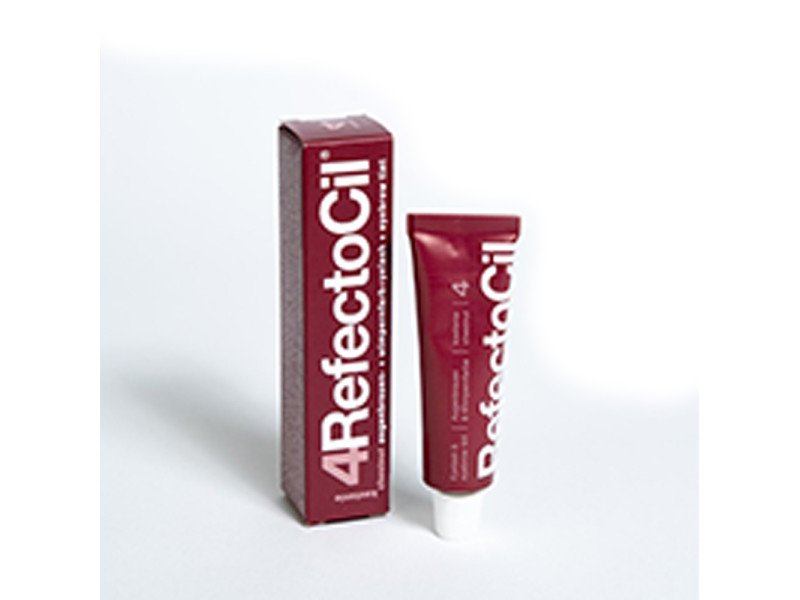 RefectoCil 4 Kastanie Augenbrauen- & Wimpernfarbe 15ml für warmen Braunton