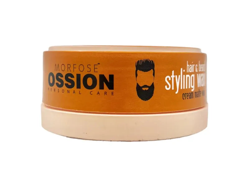 Ossion Haar & Bart Styling Wachs 150ml – Mattes Finish, Starker Flexibler Halt