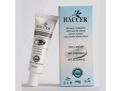 Haccer Anti-Age Augencreme 30ml: Reduziert Falten, Augenringe, Schwellungen für strahlende Haut
