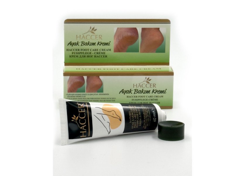 Haccer Fußcreme 60ml: Intensive Feuchtigkeit für trockene, rissige Fersen