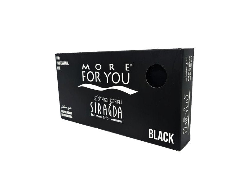 More For You Schwarzes Festes Handwachs 500ml für Tiefe Handpflege & Zellerneuerung