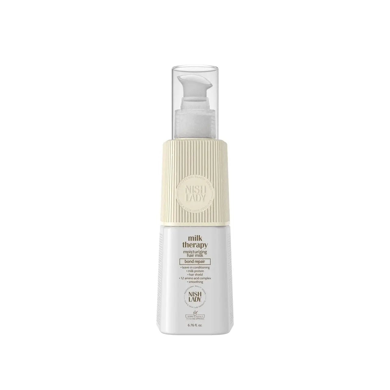 Milk Therapy Hair Milk 200 ml🥛 Spendet langanhaltende Feuchtigkeit für geschmeidiges Haar: Trockenes Haar kann schnell spröde und rau wirken. Diese leichte Haarmilch spendet intensive FeuchtigkHairNishLadyOnKozmetikMilk Therapy Hair Milk