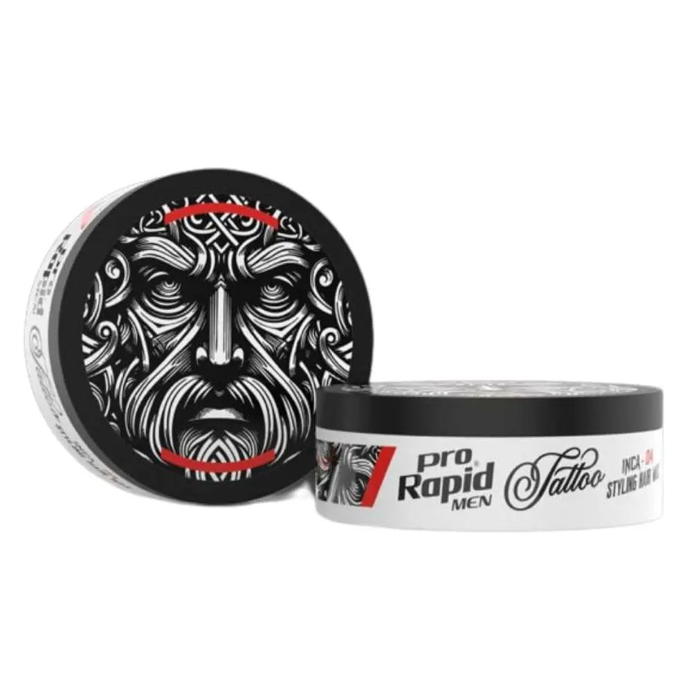Pro Rapid Tattoo Series Inca 04 Hair Styling Wax 150ml with strong hold and glossy finish for defined looks.