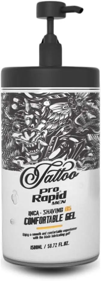 Pro Rapid Tattoo Series Inca – Shaving 05 After Shave Comfortable Gel Das After Shave Comfortable Gel aus der Pro Rapid Tattoo Series Inca wurde speziell entwickelt, um Hautirritationen nach der Rasur zu beruhigen und ein angenehm erfrOnKozmetikOnKozmetikPro Rapid Tattoo Series Inca