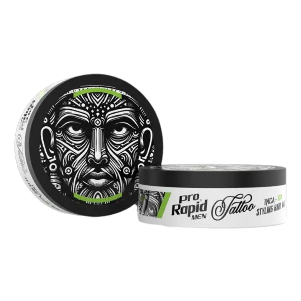 Pro Rapid Tattoo Series Inca – 01 Hair Styling Wax – 150 mlDas 01 Hair Styling Wax aus der Pro Rapid Tattoo Series Inca bietet starken Halt und ein stilvolles, glänzendes Finish – perfekt für moderne, definierte Looks. Die nHairProrapidOnKozmetikPro Rapid Tattoo Series Inca