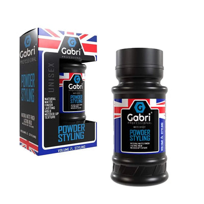 Gabri Hair Styling Powder Wax 21g for maximum volume and flexible hold.