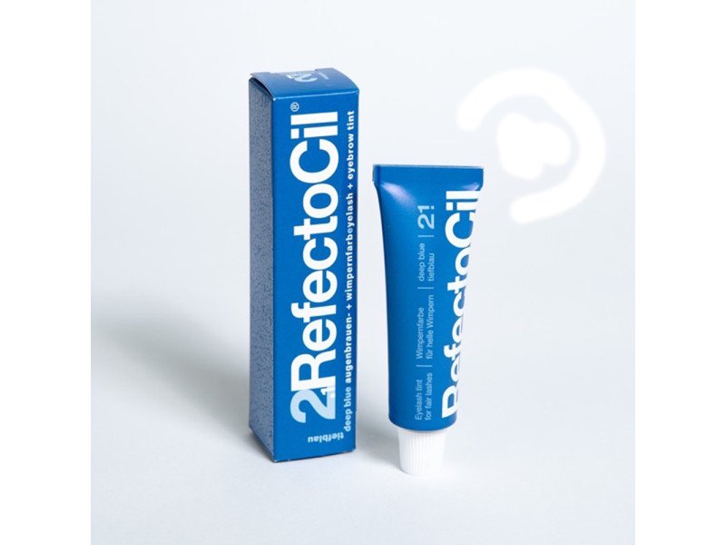 RefectoCil 2.1 Tiefblau Wimpern- & Augenbrauenfarbe 15ml - Intensive, Haltbare Tönung