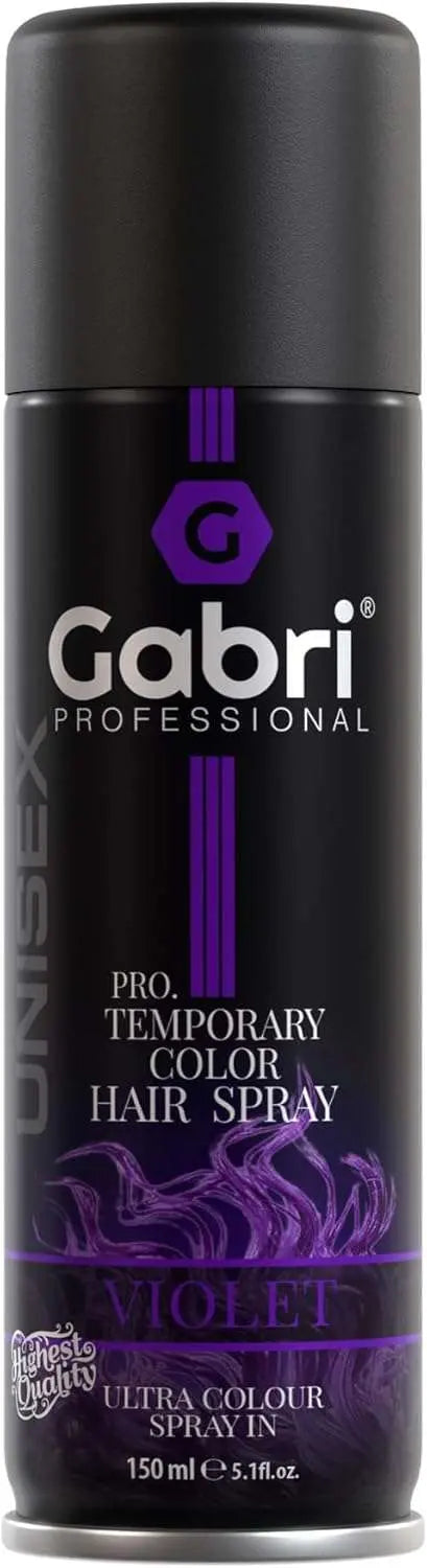 Gabri Color Hair Spray 150ml can, offering vibrant temporary hair color change.