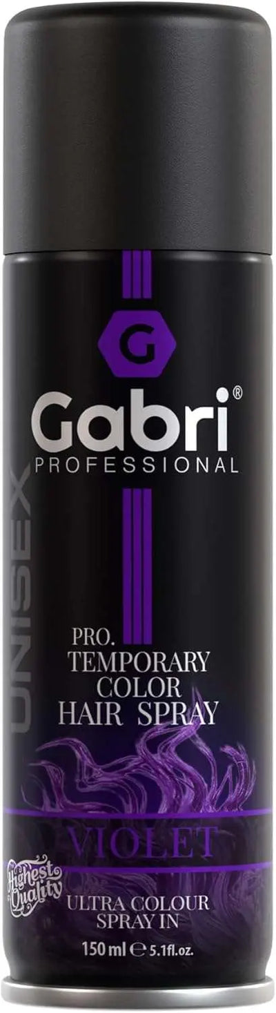 Gabri Color Hair Spray 150ml can, offering vibrant temporary hair color change.