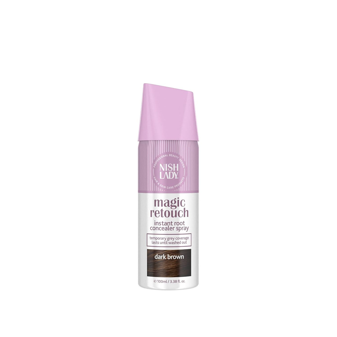 NishLady Magic Retouch Spray for instant root correction and perfect hair color.