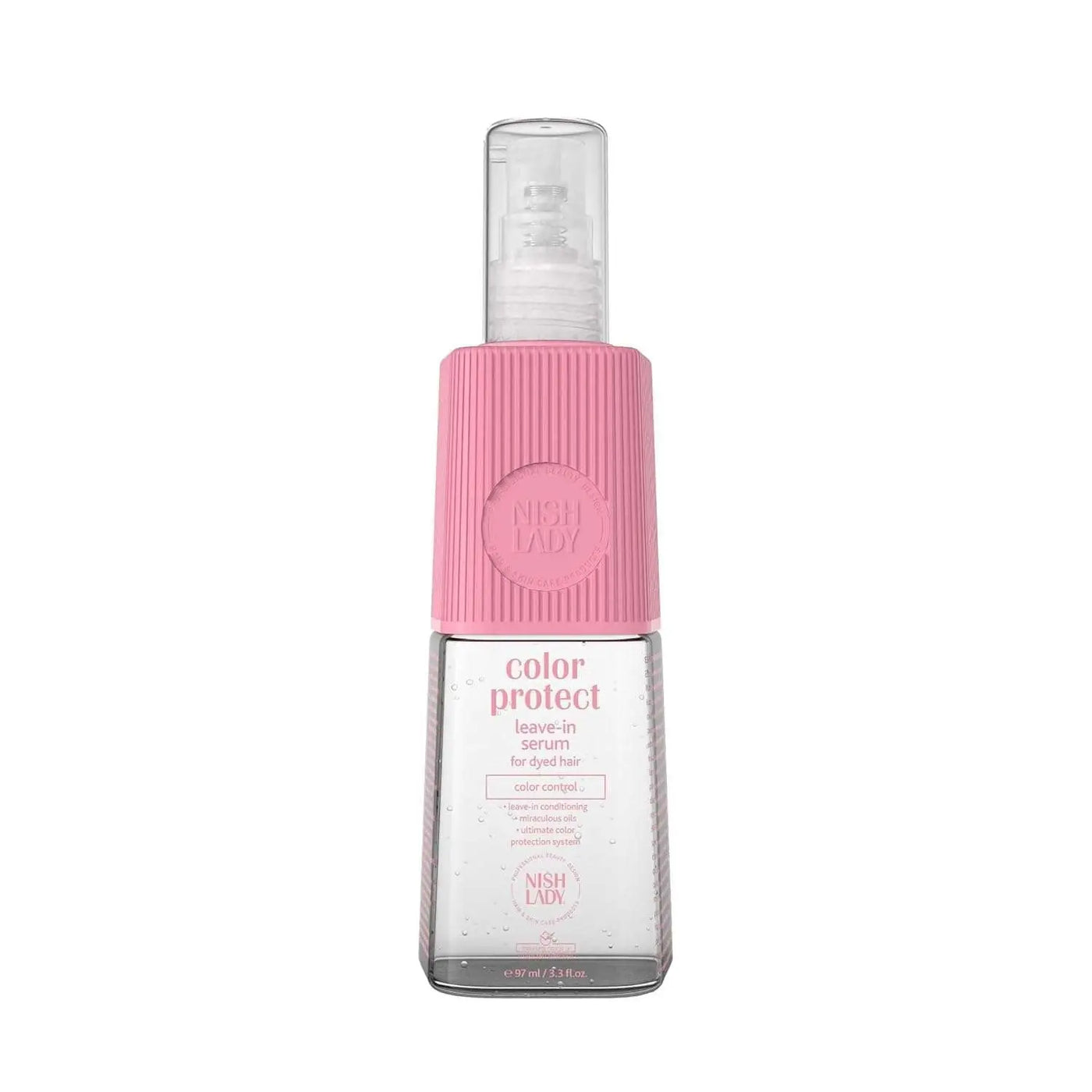 Nishlady Color Protect Hair Care Serum 97 mlDas Color Protect Hair Care Serum wurde speziell entwickelt, um coloriertes Haar vor dem Verblassen zu schützen und ihm neuen Glanz sowie Geschmeidigkeit zu verleiheHair careNishLadyOnKozmetikColor Protect Hair Care Serum