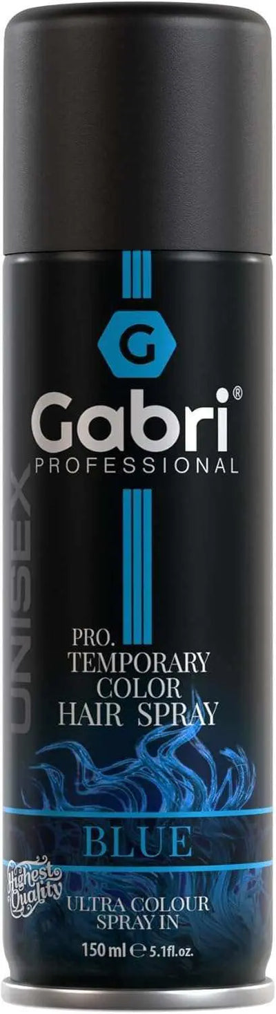 Gabri Color Hair Spray 150ml bottle offering vibrant temporary hair color solutions.