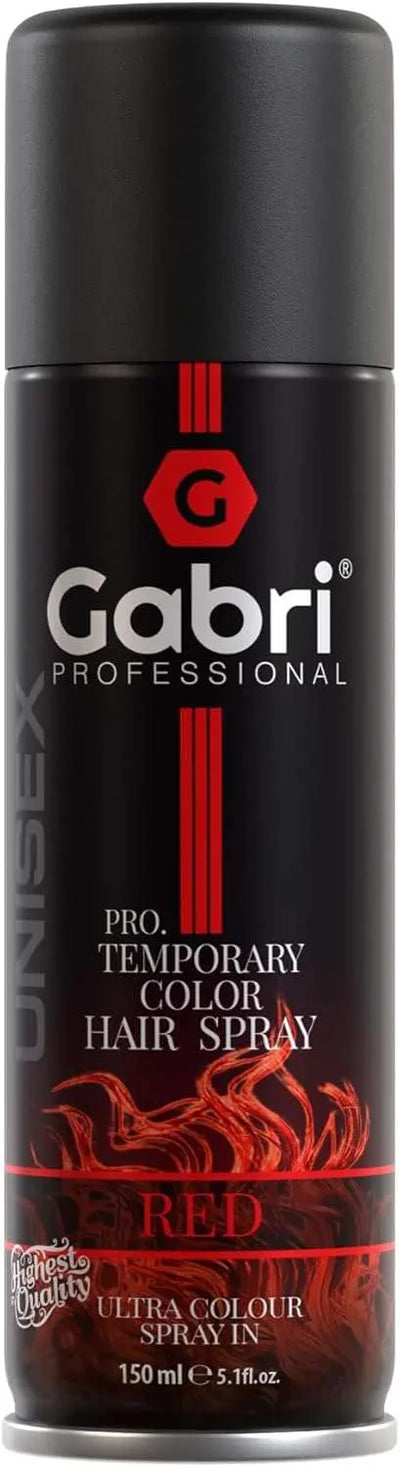 Gabri Color Hair Spray 150ml for temporary vibrant hair color change.