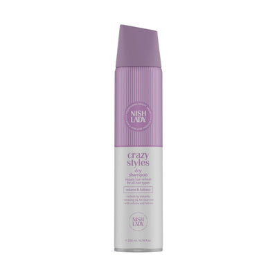 NishLady Crazy Styles Magic Dry ShampooDas NishLady Crazy Styles Magic Dry Shampoo ist die perfekte Lösung für eine schnelle Haarauffrischung ohne Wasser. Es entfernt überschüssiges Fett, verleiht dem HaaHairNishLadyOnKozmetikNishLady Crazy Styles