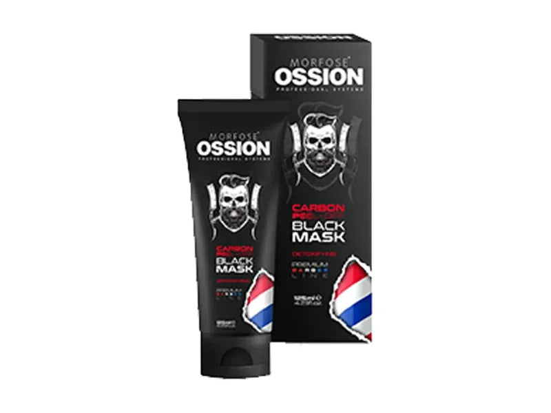 OSSION Premium Barber Line Peel Off Schwarze Gesichtsmaske 125 ml für Männer
