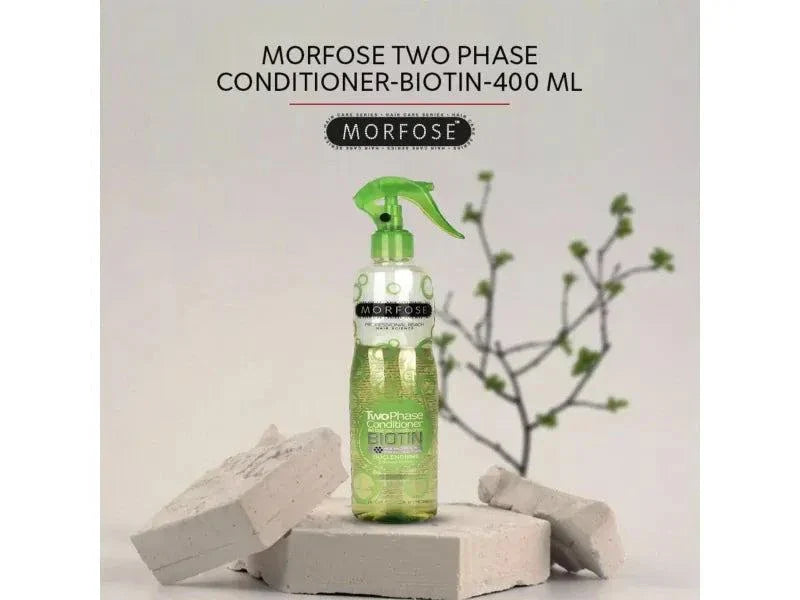 Morfose 2 Phase Conditioner Spray 400ml with innovative moisture formula for all hair types.