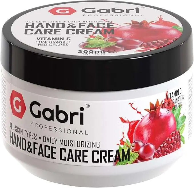 Gabri Olive Oil Hand & Face Care Cream 300ml jar with nourishing natural olive oil extracts for all skin types.