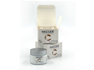 Haccer Arganöl Creme 50ml – Intensive Feuchtigkeit, Elastizität, Vitamin E Schutz