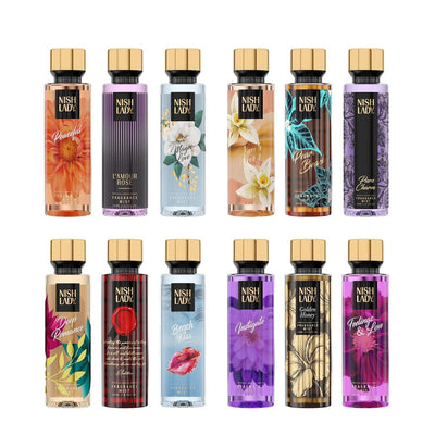 NishLady Body Mist – Frischer Duft für jeden Tag & besondere Anlässe –Erleben Sie die perfekte Balance zwischen Eleganz und Frische mit dem NishLady Body Mist. Dieser sanfte Fragrance Mist umhüllt Ihre Haut mit einem langanhaltenden, eBodyNishLadyOnKozmetikNishLady Body Mist