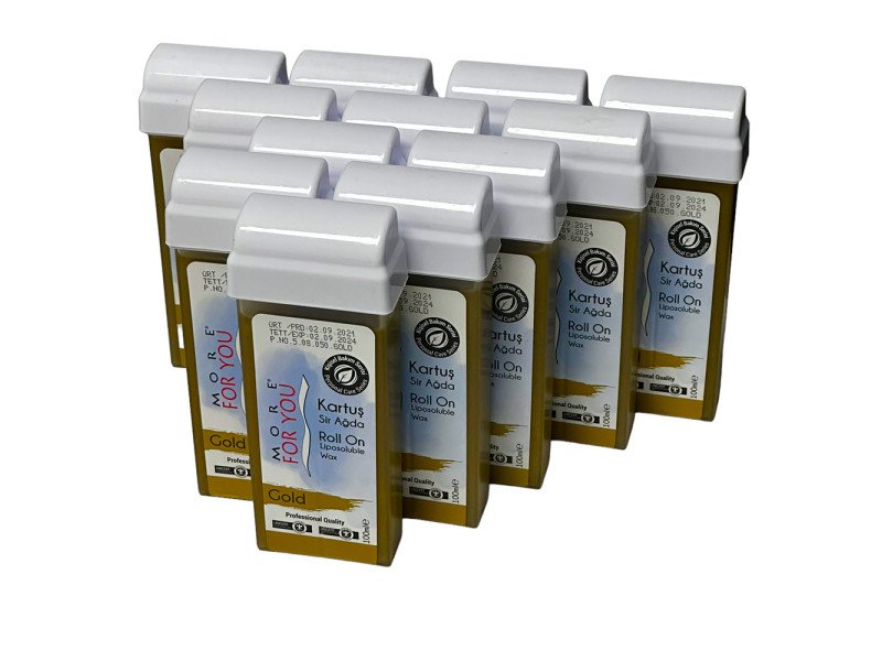 More For You Gold Roll-On Wachs 100ml: Luxuriöse, sanfte Haarentfernung