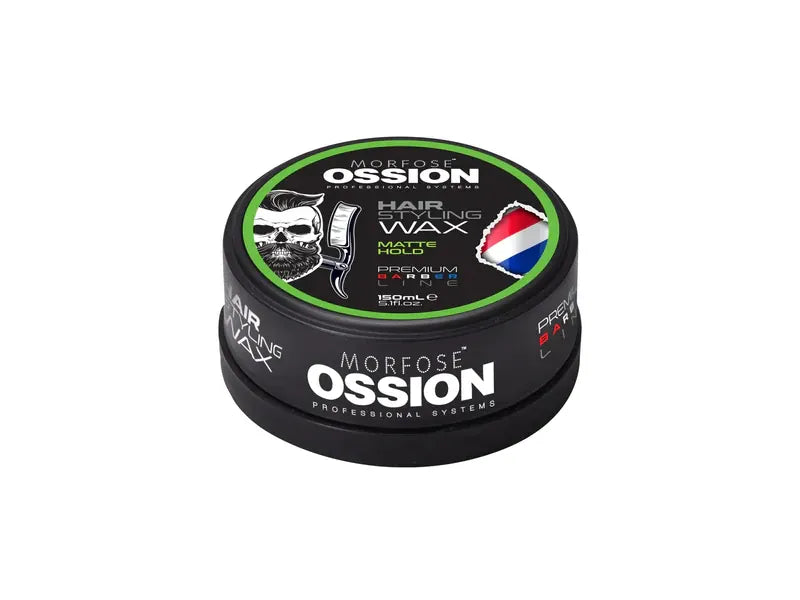 Ossion Mattes Haarstyling Wachs 150ml: Starker Halt, Natürliches Finish, Wasserbasiert