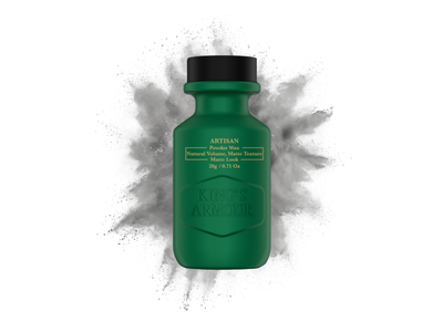 King's Armour Artisan Volumen Puderwachs 20g: Starker Matt-Halt für Flexibles Haarstyling