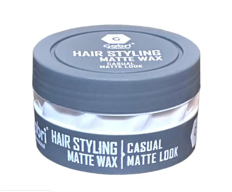 Gabri Aqua Styling Wax 150ml jar for strong hold and shiny finish.