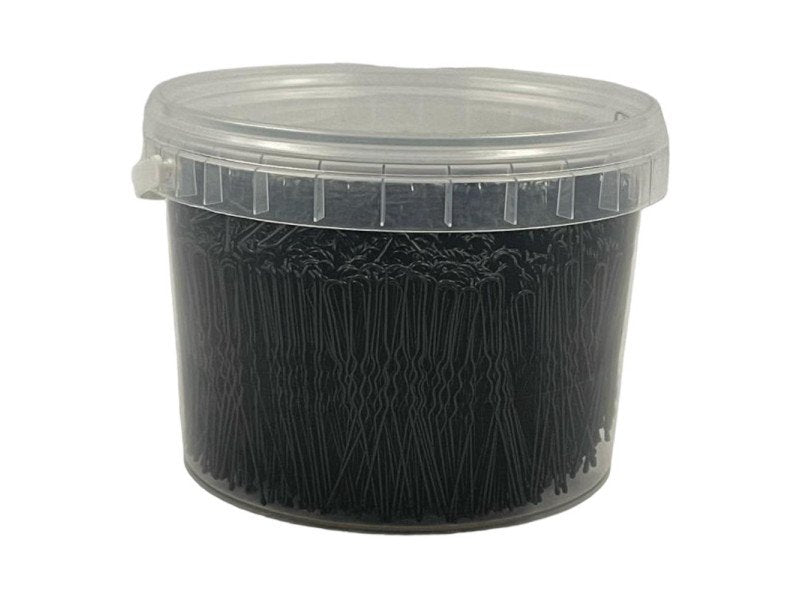 AHSEN PROFFESSIONAL Robuste Schwarze Haar Lockennadeln 50mm, 500g Bulk Pack