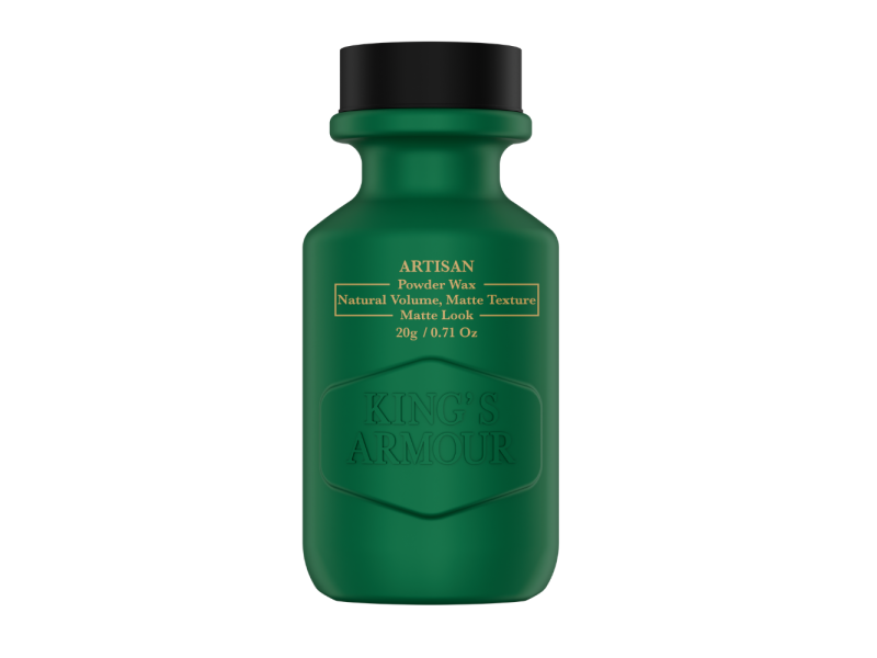 King's Armour Artisan Volumen Puderwachs 20g: Starker Matt-Halt für Flexibles Haarstyling