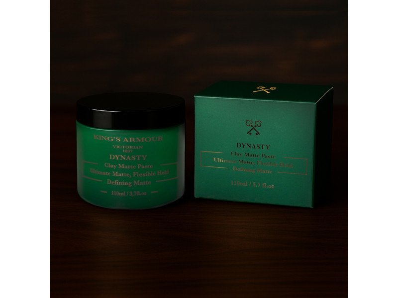 King's Armour Dynasty Matte Paste 110ml: Starker Halt, Matt-Finish, leicht auswaschbar