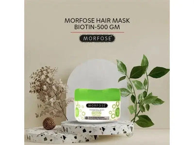 Morfose Haarmaske 500 ml for dry and damaged hair, providing deep moisture and shine.