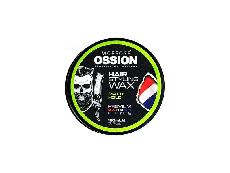 Ossion Mattes Haarstyling Wachs 150ml: Starker Halt, Natürliches Finish, Wasserbasiert