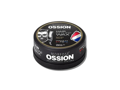 Ossion Extra Starkes Haarstyling Wachs 150ml - Wasserbasiert, Glanz & Halt für alle Haartypen