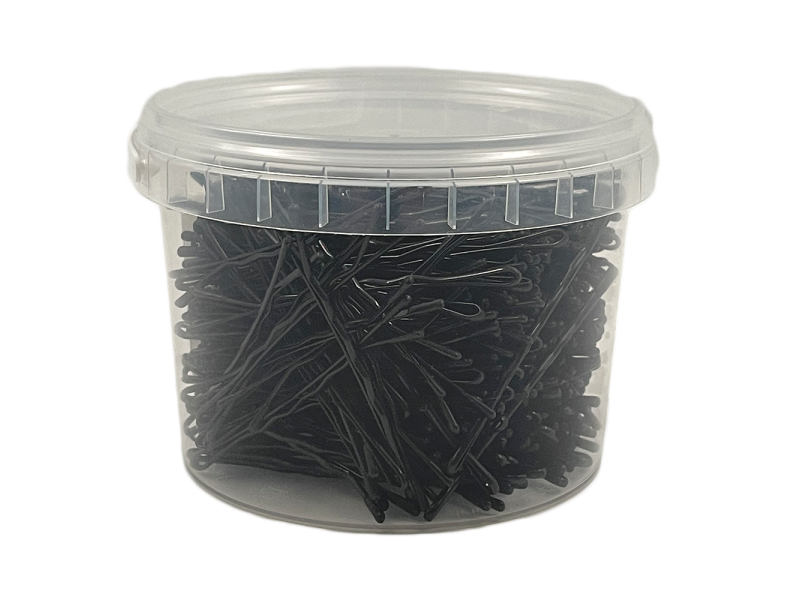 AHSEN PROFFESSIONAL Robuste Schwarze 7cm Haarklammern 500g für Friseure Styling