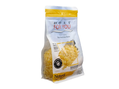 More For You Natürliche Film-Hand-Wachsbohnen – Sanfte Gelbe Haarentfernung 250g