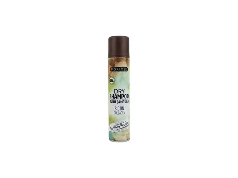 Morfose Collagen Trockenshampoo 200ml bottle for instant hair freshness and volume without washing.