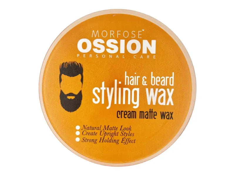 Ossion Haar & Bart Styling Wachs 150ml – Mattes Finish, Starker Flexibler Halt