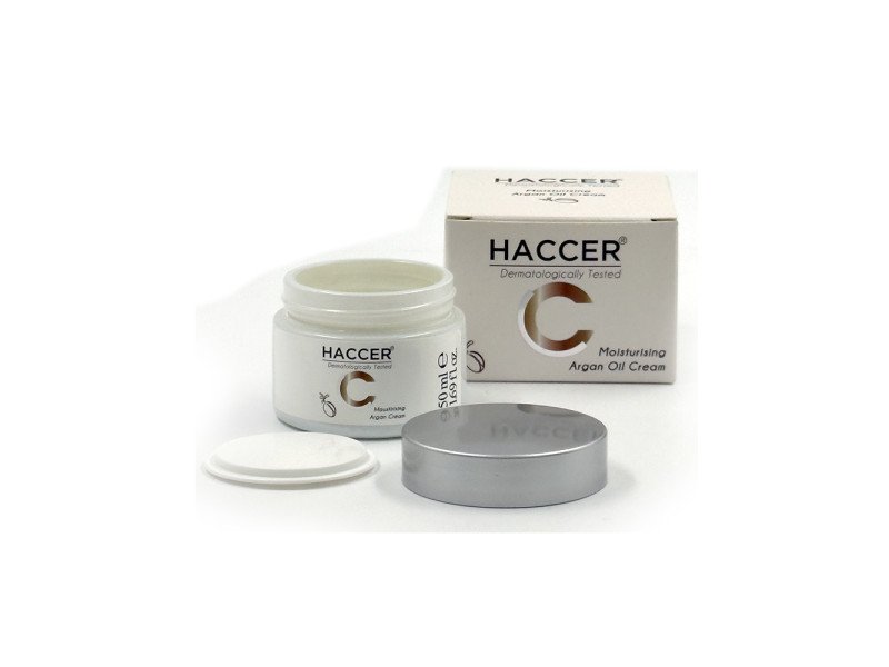 Haccer Arganöl Creme 50ml – Intensive Feuchtigkeit, Elastizität, Vitamin E Schutz