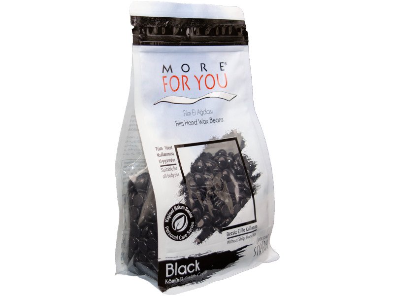 More For You Schwarze Filmwachs Handbohnen 500g – Sanfte, Effektive & Professionelle Haarentfernung
