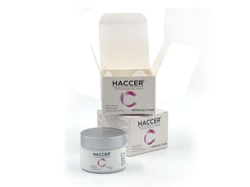 Haccer Aufhellende Creme 50ml: Korrigiert Pigmentflecken für ebenmäßigen, strahlenden Teint