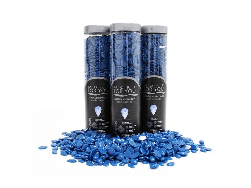 More For You Platinum 4in1 Samen-Maskenwachs 400g: Tiefenreinigung, Detox, Feuchtigkeit & Verjüngung