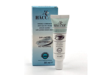 Haccer Anti-Age Augencreme 30ml: Reduziert Falten, Augenringe, Schwellungen für strahlende Haut