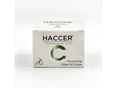 Haccer Olivenölcreme 50ml: Intensive Feuchtigkeit für trockene & empfindliche Haut