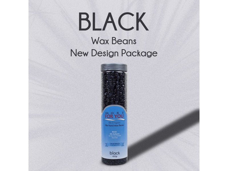 More For You Schwarzes Filmwachs Handbohnen 450g: Sanfte, Effektive Haarentfernung