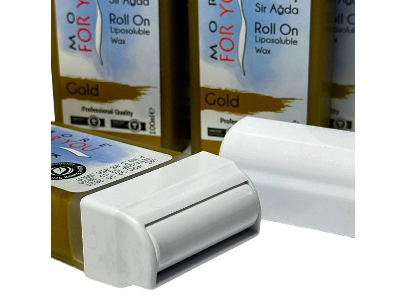 More For You Gold Roll-On Wachs 100ml: Luxuriöse, sanfte Haarentfernung