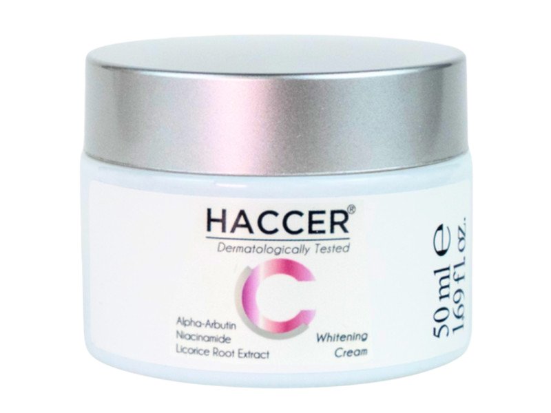 Haccer Aufhellende Creme 50ml: Korrigiert Pigmentflecken für ebenmäßigen, strahlenden Teint