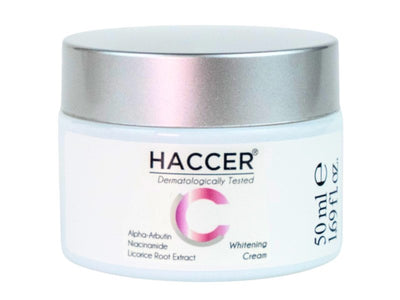 Haccer Aufhellende Creme 50ml: Korrigiert Pigmentflecken für ebenmäßigen, strahlenden Teint