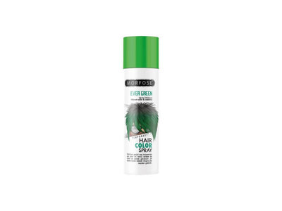 Morfose Ever Green Temporäres Haarfarben-Spray – Lebhaftes Grün, 150ml für Kreative Looks