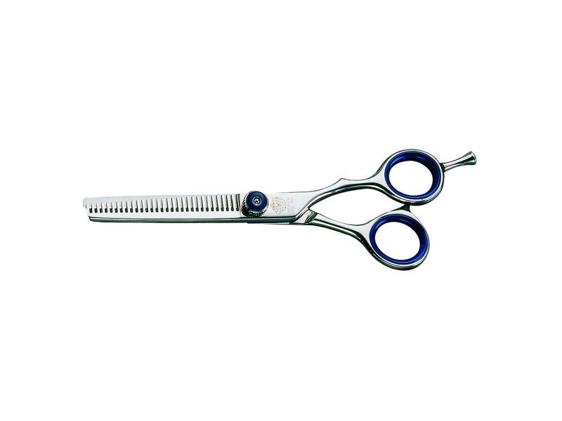 Kiepe BLUE FIRE Professionelle 6 Zoll Effilierschere: 30 Zähne, Präzision, Volumenkontrolle